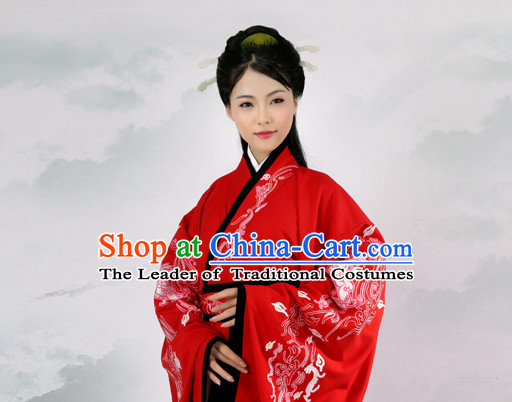 Ancient Chinese Embroidered Hanfu Dress China Traditional Clothing Asian Long Dresses China Clothes Fashion Oriental Outfits for Women or Men