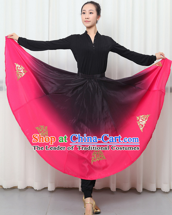 Traditional Chinese Folk Dance Costumes for Women or Girls