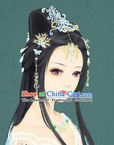 Ancient Chinese Prtincess Royal Imperial Hair Jewelry Hairpieces