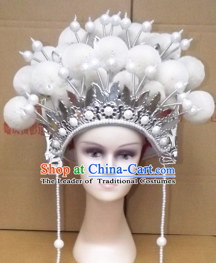 Traditional Chinese Opera Hat Hair Jewelry Hairpieces