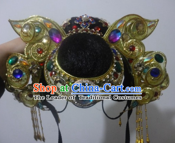 Traditional Chinese Stage Performance Dance Hat for Women