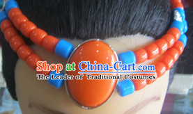 Traditional Chinese Tibetan Headdress for Women