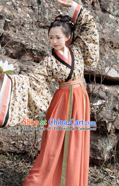 Ancient Chinese Clothing and Hair Jewelry Complete Set for Women