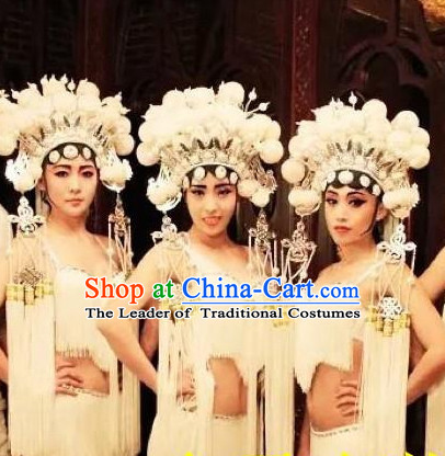 Chinese Headdress Opera Stage Performance Phoenix Crown Hat for Adults Kids Children Women Girls