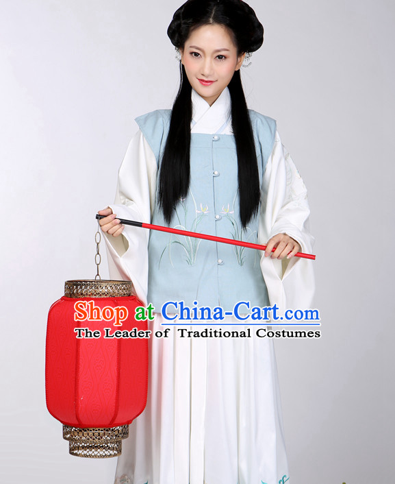 Asian Chinese Hanfu Dress Costume Clothing Oriental Dress Chinese Robes Kimono for Women Gilrls Adults Children