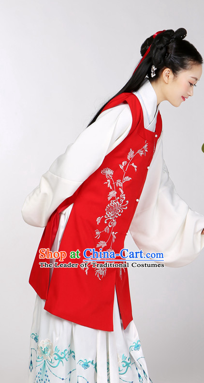 Asian Chinese Hanfu Dress Costume Clothing Oriental Dress Chinese Robes Kimono for Women Gilrls Adults Children