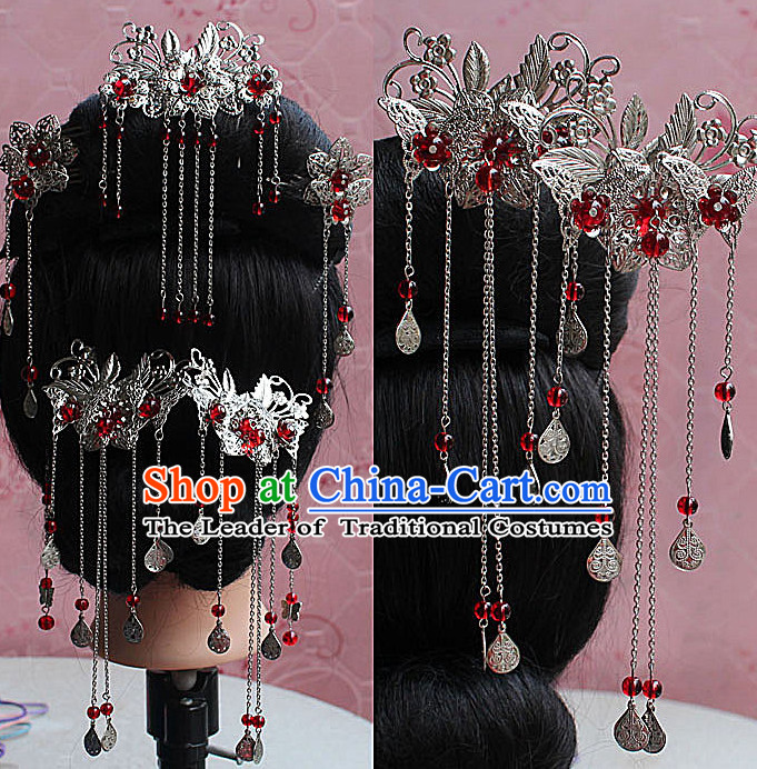 Chinese Ancient Empress Princess Hair Accessories Headdress Hairpin Headwear Jewelry for Women Girls