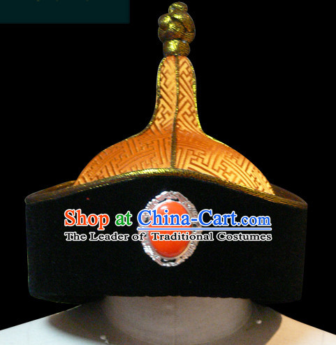 Genghis Khan Mongolian People Yuan Dynasty Mongolians Hat for Men Boys Adults Children