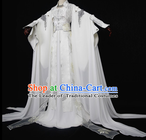 Gorgeous Chinese Fairy Princess Empress Queen Cosplay Costumes Ancient Chinese Clothing Complete Set for Women