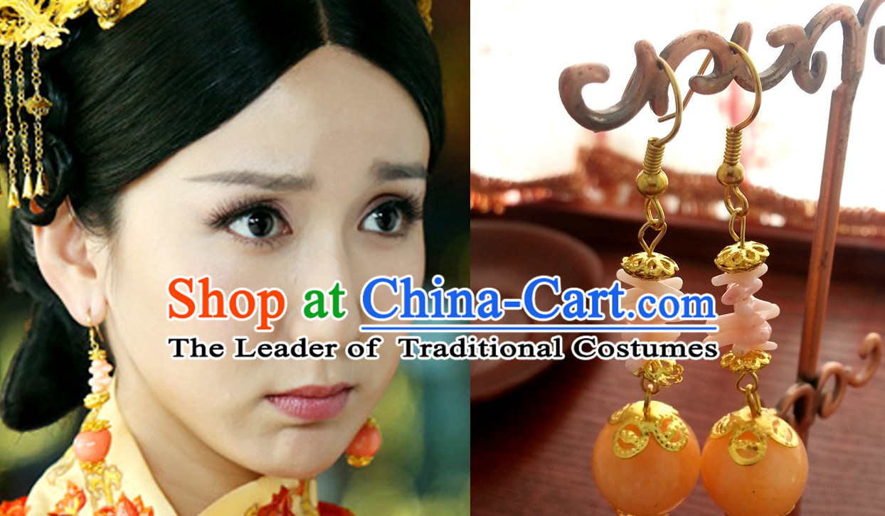 Ancient Chinese Handmade Princess Earrings