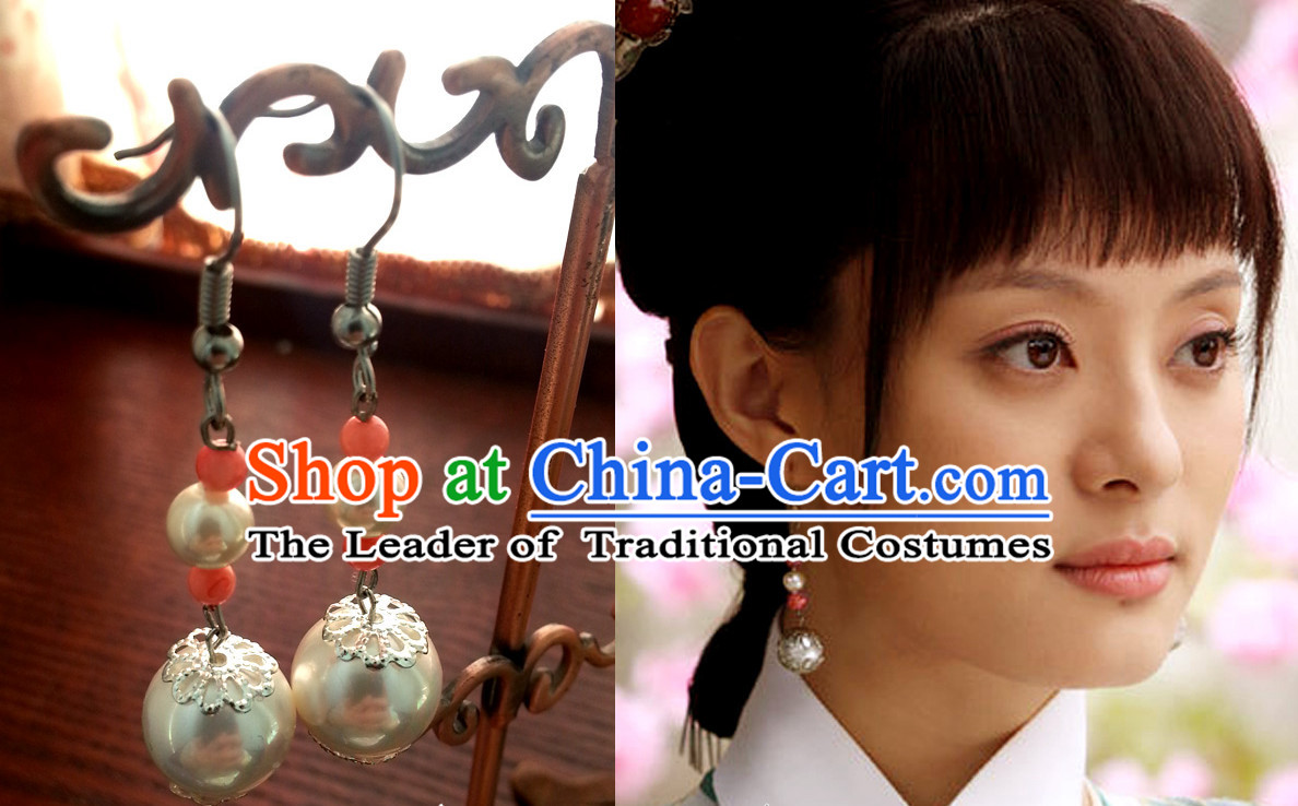 Ancient Chinese Handmade Princess Earrings