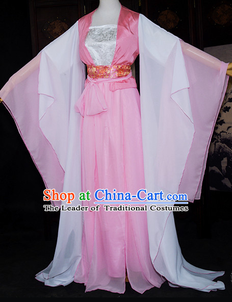 Chinese Traditional Fairy Princess Costumes Complete Set for Girls Women