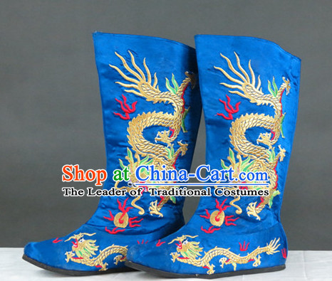 Chinese Traditional Bian Lian Mask Change Dragon Boots