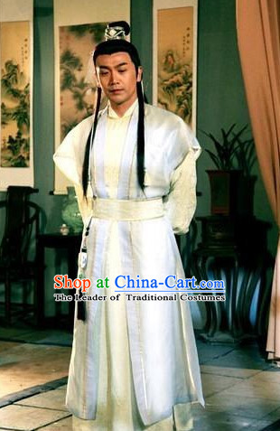 Chu Liuxiang Classic Hong Kong Cantonese Drama Costume Complete Set for Men