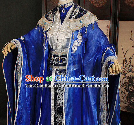 Gorgeous Chinese Emperor Prince Costumes Ancient Chinese Clothing Complete Set for Men