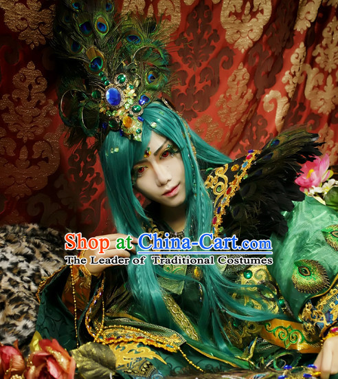 Gorgeous Chinese Emperor Prince Costumes Ancient Chinese Clothing Complete Set for Men