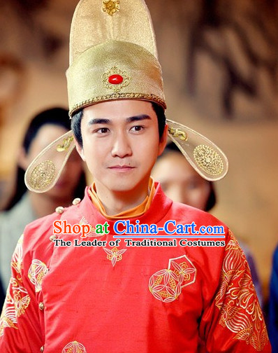 Ancient Chinese Traditional Style Bridegroom Hat