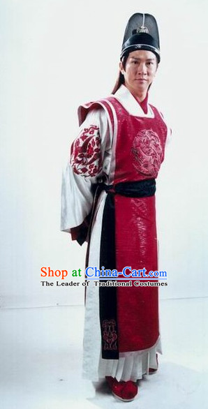 Ancient Chinese Style Superhero Costumes Dress Authentic Clothes Culture Traditional National Clothing Complete Set