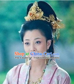 Traditional Ancient Chinese Style Imperial Palace Royal Headpieces Hair Jewelry for Women and Girls