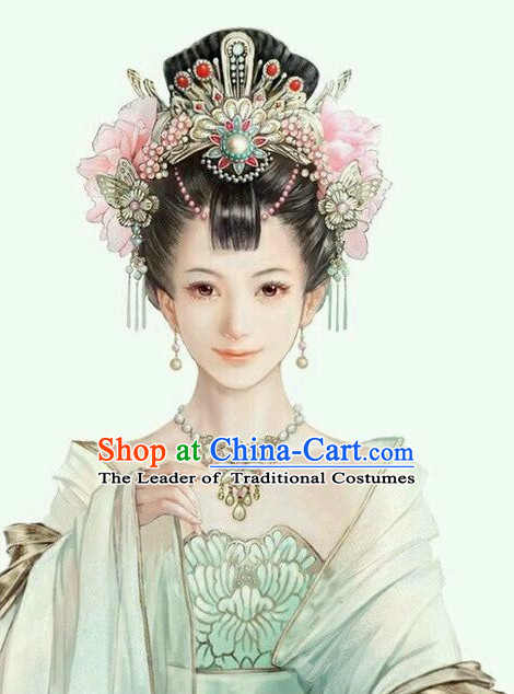 Ancient Chinese Imperial Royal Queen Hair Jewelry