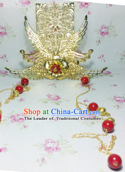 Ancient Chinese Imperial Royal Prince Hair Jewelry Crown