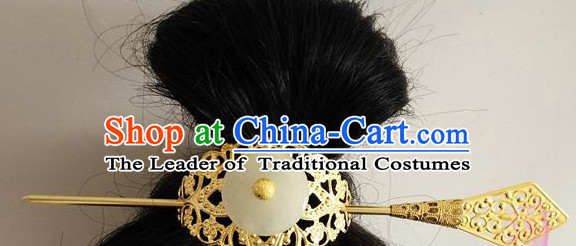 Chinese Traditional Ancient Imperial Hair Sticks Hair Ornaments Chopsticks Gold Hair Pins Hairsticks Oriental Asian Head Jewellery Hair Clips Hair pIeces Hair Style