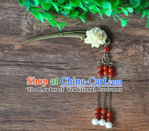 Chinese Traditional Ancient Imperial Hair Sticks Hair Ornaments Chopsticks Gold Hair Pins Hairsticks Oriental Asian Head Jewellery Hair Clips Hair pIeces Hair Style