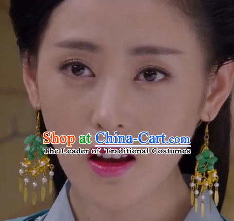 Chinese Traditional Ancient Imperial Empress Earrings