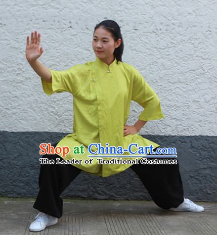 Top Chinese Traditional Mandarin Martial Arts Tai Chi Kung Fu Gong Fu Competition Championship Clothes Suits Uniforms