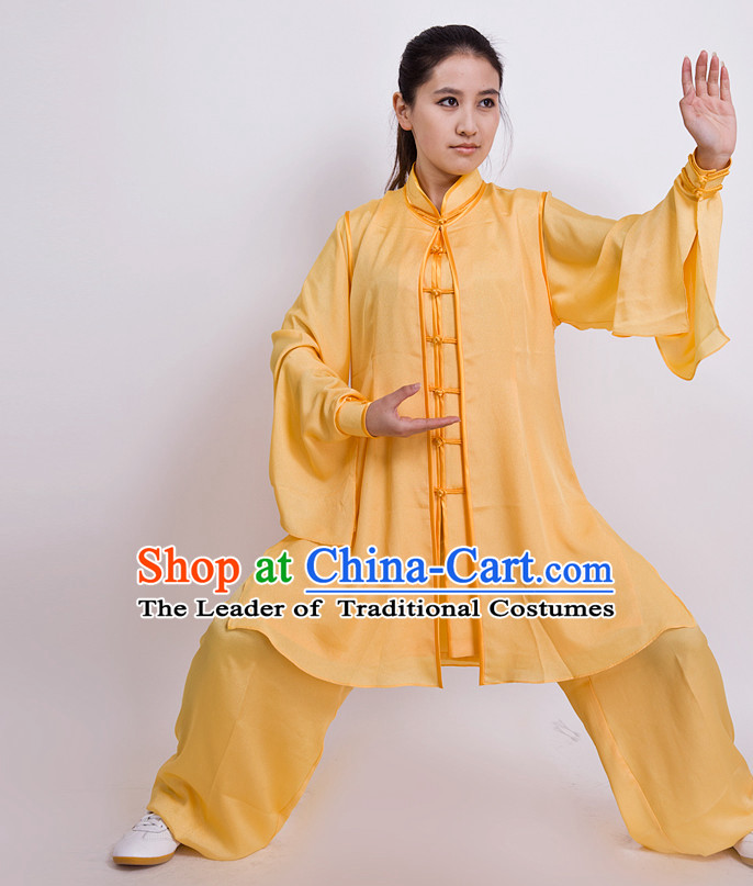 Chinese Traditional Mandarin Martial Arts Tai Chi Kung Fu Gong Fu Competition Championship Suits Uniforms for Men Women Children