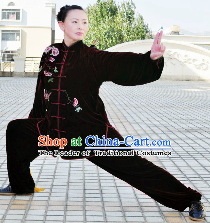 Tai Chi Pants Tai Chi Suit Apparel Suits Attire Robe Kung Fu Costume Chinese Kungfu Jacket Wear Dress Uniform Clothing Taijiquan Shaolin Chi Gong Taichi Suits