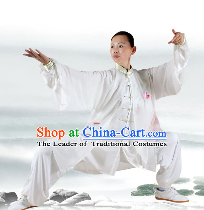 Tai Chi Pants Tai Chi Suit Apparel Suits Attire Robe Kung Fu Costume Chinese Kungfu Jacket Wear Dress Uniform Clothing Taijiquan Shaolin Chi Gong Taichi Suits