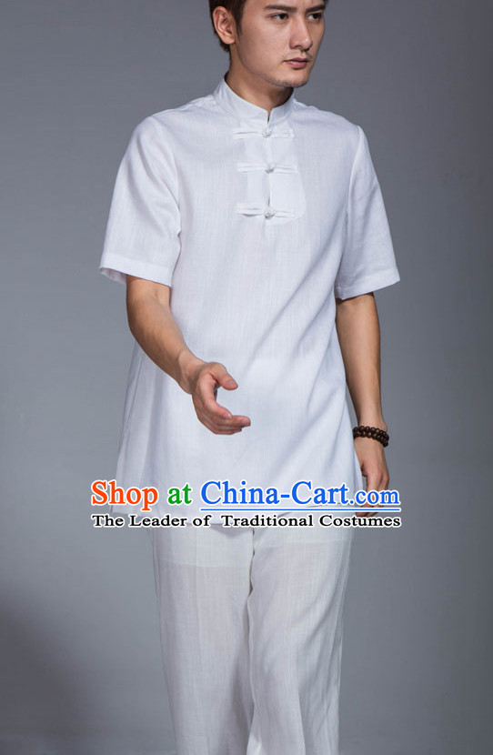 Top Tai Chi Uniforms Pants Tai Chi Suit Apparel Suits Attire Robe Kung Fu Costume Chinese Kungfu Jacket Wear Dress Uniform Clothing Taijiquan Shaolin Chi Gong Taichi Suits for Men Women Kids