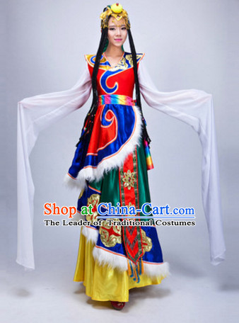 Chinese Stage Ethnic Dancewear Costumes Dancer Costumes Dance Costumes Chinese Dance Clothes Traditional Chinese Clothes Complete Set for Women Children