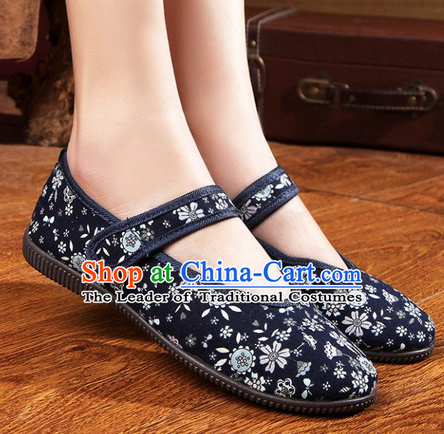 Top Chinese Traditional Tai Chi Shoes Kung Fu Shoes Martial Arts Fabric Shoes for Women