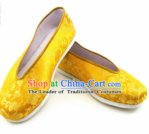 Top Chinese Traditional Tai Chi Shoes Kung Fu Shoes Martial Arts Auspicious Cloud Shoes for Men or Women