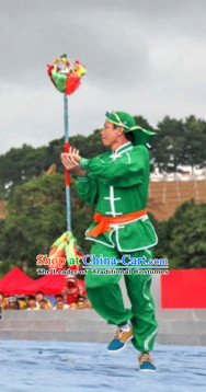 Chinese Dragon Dancer Uniform Clothes Dance Costumes Complete Set for Men or Women