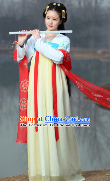 Top Chinese Tang Dynasty Hanfu Clothing Chinese Hanfu Costume Hanfu Dress Ancient Chinese Costumes Complete Set for Women Girls Children