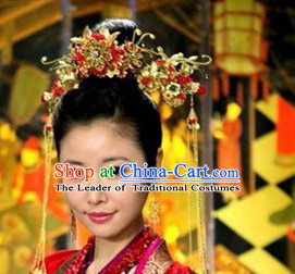 Ancient Chinese Style Imperial Palace Empress Queen Empress Hairpieces Hair Jewelry Set