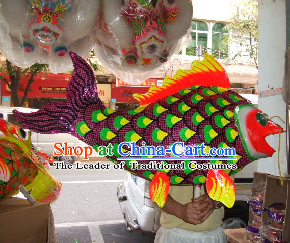 Traditional Chinese Big Celebration Super Big Fish Carp Parade Props