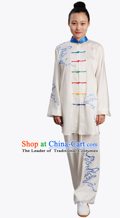 Top Chinese Traditional  Tai Chi Kung Fu Competition Championship Clothing Suits Uniforms