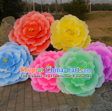 Traditional Dance Peony Umbrella Props Flower Umbrellas Dancing Prop Decorations