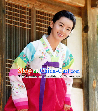 South Korean Embroidered Clothing Traditional Korean Dress Traditional National Costume