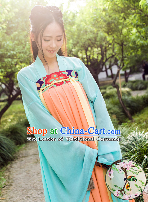 Hanfu Clothing Custom Traditional Chinese Hanfu Dreses Han Clothing Hanzhuang Historical Dress and Accessories Complete Set