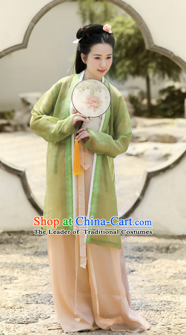 Hanfu Clothing Custom Traditional Chinese Hanfu Dreses Han Clothing Hanzhuang Historical Dress and Accessories Complete Set