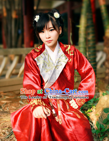 Women Han Fu_Hanfu Clothing Hanzhuang Historical Dress Historical Clothing and Accessories Complete Set