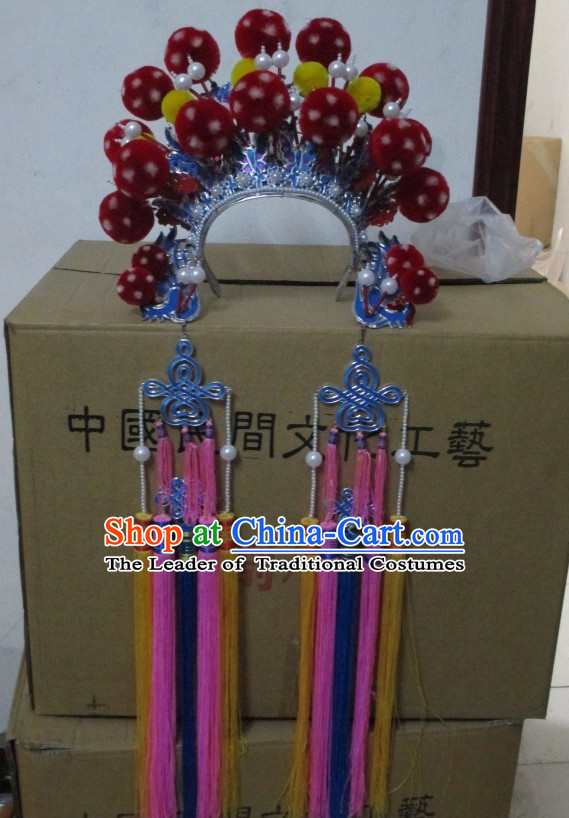 Top Traditional Chinese Opera Phoenix Coronet Hat Props for Adults and Children