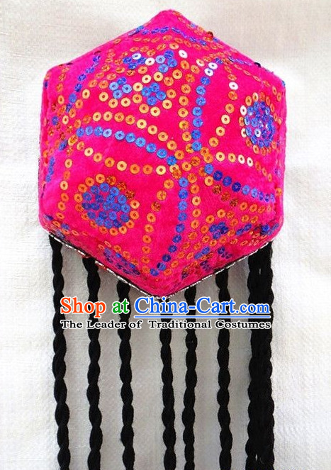 Traditional Chinese Xinjiang Hat for Girls