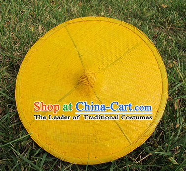 Traditional Chinese Dance Bamboo Hat for Adults and Children