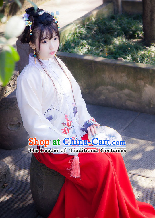 Chinese Traditional Oriental Dress Hanfu Clothing Asian Dresses Fashion Cheongsam Dress China Clothing for Women